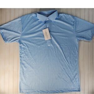 Light Blue Men's Short Sleeve Polo Shirt
